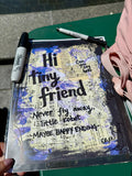 MAYBE HAPPY ENDING - "Hi Tiny Friend" - ART