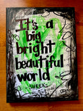 SHREK THE MUSICAL "It's a big bright beautiful world" - ART