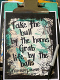 KIMBERLY AKIMBO "Take the bull by the horns" - ART