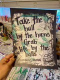 KIMBERLY AKIMBO "Take the bull by the horns" - ART
