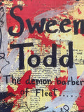 SWEENEY TODD "Attend the tale of Sweeny Todd" - ART