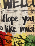 BROADWAY "Welcome. Hope you like musicals." - ART