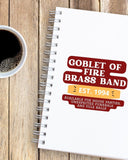 Potter band vinyl sticker art Goblet of fire