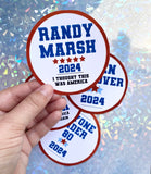 Election vinyl sticker Dolly Reba South Park 2024 Alien stickers