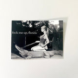 Swift Florida sticker vinyl Florence tortured poets eras tour Switfie song decal gift water bottle sticker laptop journal notebook present