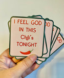 The Office vinyl sticker Chili's Pam quote Michael Scott Dundee Mifflin funny decal gift laptop water bottle sticker notebook present