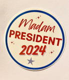 Madame President sticker