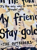 THE OUTSIDERS "Stay Gold" - ART