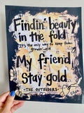 THE OUTSIDERS "Stay Gold" - ART