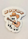 Howdy Ghost sticker Halloween