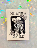 Gaga Bruno Mars sticker skeleton Die with a smile