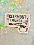 Clermont Lounge Ghost Atlanta sticker Halloween