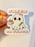 Teacher Ghost sticker Halloween