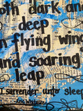 ERIC WHITACRE "What dreams may come both dark and deep on flying wings and soaring sea" - ART