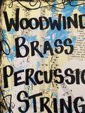 BAND "Woodwinds Brass Percussion Strings" - ART