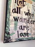LORD OF THE RINGS "Not all who wander are lost" - ART