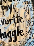 HARRY POTTER "You're my favorite muggle" - CANVAS