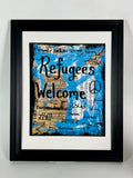 SOCIAL JUSTICE "Refugees welcome" - ART