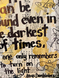 HARRY POTTER "Happiness can be found even in the darkest of times" - ART