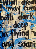 ERIC WHITACRE "What dreams may come both dark and deep on flying wings and soaring sea" - ART