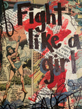 WONDER WOMAN "Fight like a girl" - Comic Book ART