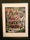 THE HULK "Hulk smash" Comic Book - CANVAS
