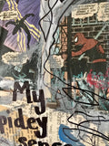 SPIDER-MAN "My spidey senses are tingling" Comic Book - CANVAS