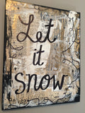 CHRISTMAS "Let is snow" - ART
