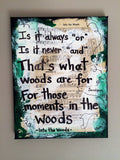 INTO THE WOODS "That's what woods are for" - ART