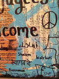 SOCIAL JUSTICE "Refugees welcome" - ART
