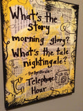 BYE BYE BIRDIE "What's the story morning glory? What's the tale nightingale?" - ART