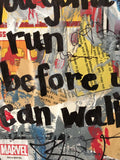 IRON MAN "Sometimes you gotta run before you can walk" - Comic Book ART