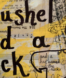 GUYS AND DOLLS "I love you a bushel and a peck" - ART