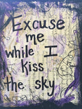 JIMI HENDRIX "Excuse me while I kiss the sky" - ART