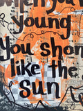 PINK FLOYD "Remember when you were young, you shone like the sun" - ART