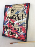 VETERAN'S DAY "O beautiful for spacious skies" - ART