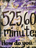 RENT "525,600 minutes" - ART