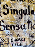 A CHORUS LINE "One singular sensation" - ART