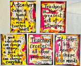 BUNDLE: TEACHING, The Five Teacher Series - ARTS