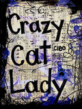 PERSONALIZED "Crazy cat lady" - ART