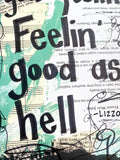 LIZZO "Baby how you feelin'? Feelin' good as hell" - ART
