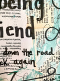 THE GOLDEN GIRLS "Thank you for being a friend" - ART