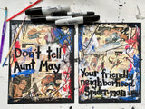 SPIDER-MAN "Don't tell Aunt May" - Comic Book ART