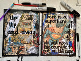 SUPERMAN "There is a superhero in all of us. We just need the courage to put on the cape" - Comic Book ART