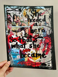 WONDER WOMAN "She needed a hero, so that's what she became" - Comic Book ART