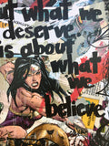 WONDER WOMAN "It is not about what we deserve. It is about what we believe" - Comic Book ART
