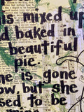 WAITRESS "She is all of this mixed up and baked in a beautiful pie" - ART