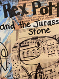 JURASSIC PARK "Rex Potter and the Jurassic Stone" - ART