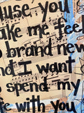 MARVIN GAYE "Cause you make me feel so brand new and I want to spend my life with you" - ART