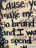 MARVIN GAYE "Cause you make me feel so brand new and I want to spend my life with you" - ART